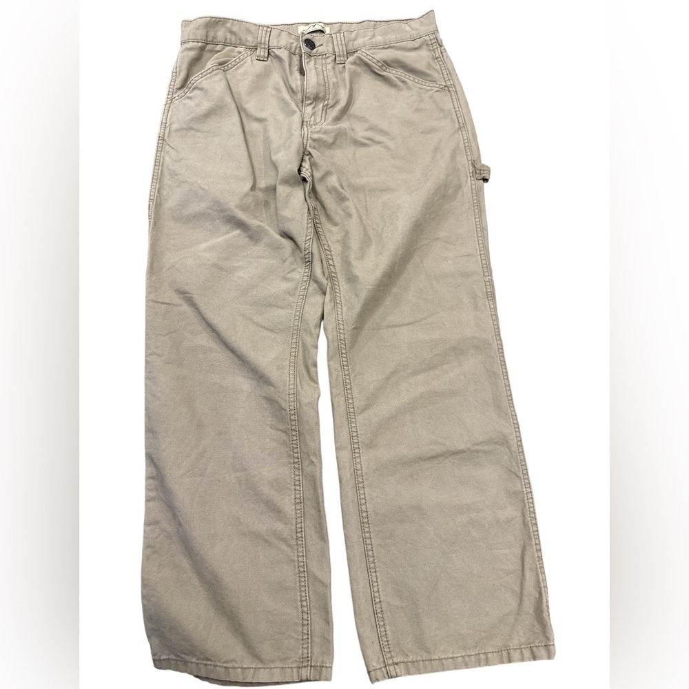 Blue Mountain Work Pants. 34x30. Very Good Cond Quarter Size Stain Left Low Leg.
